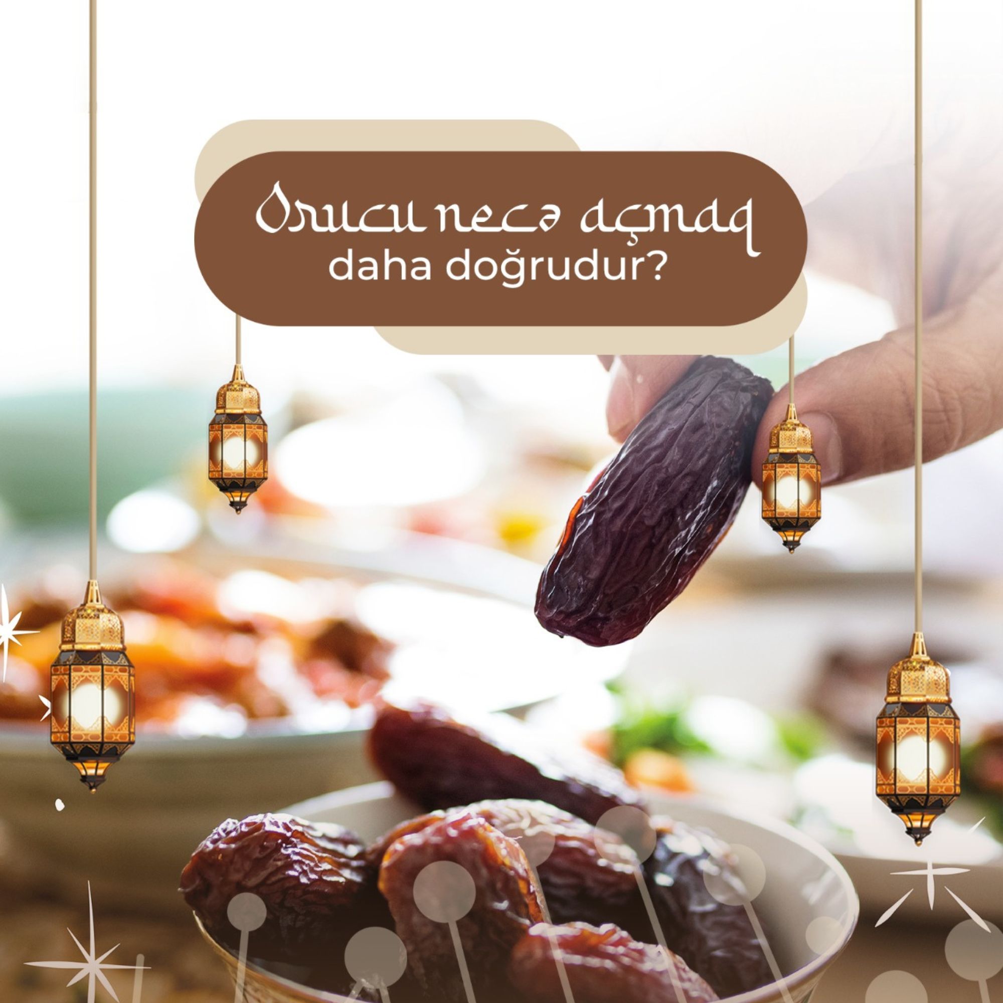 Orucu necə açmaq daha doğrudur?