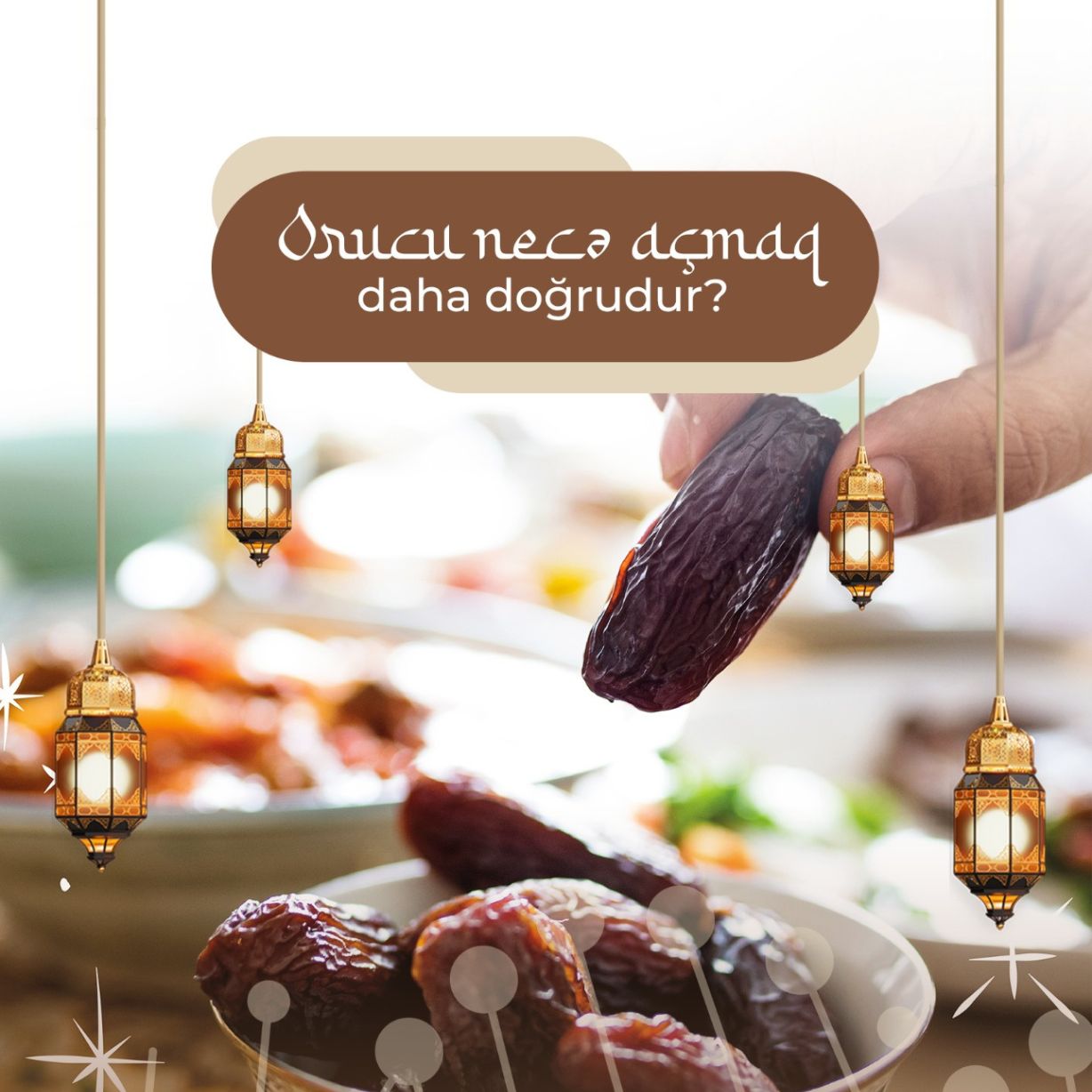 Orucu necə açmaq daha doğrudur?