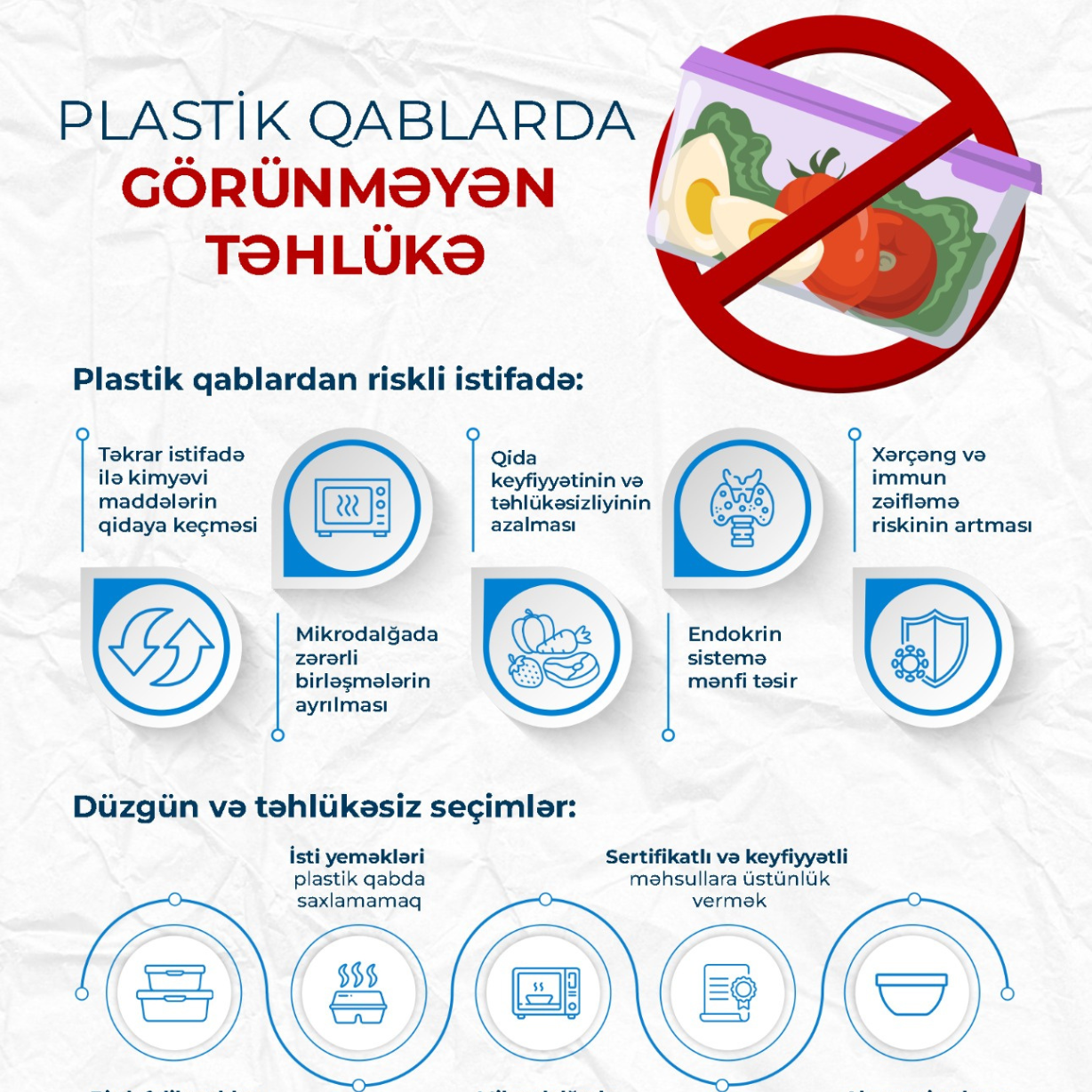 Plastik qabların insan sağlamlığına təsiri