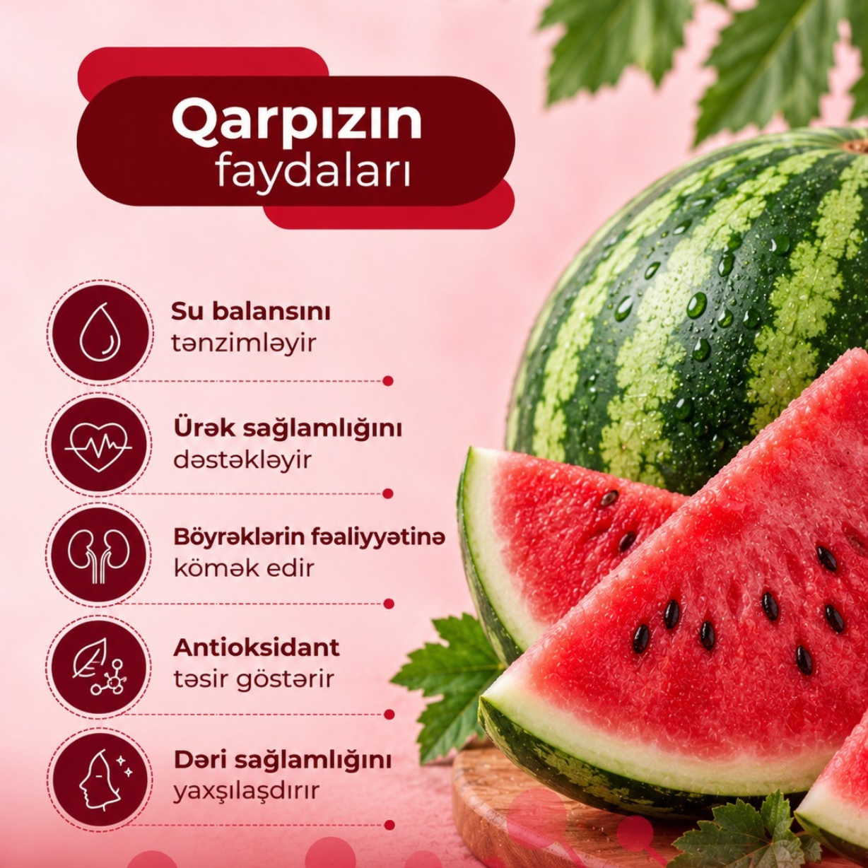 Qarpızın faydaları