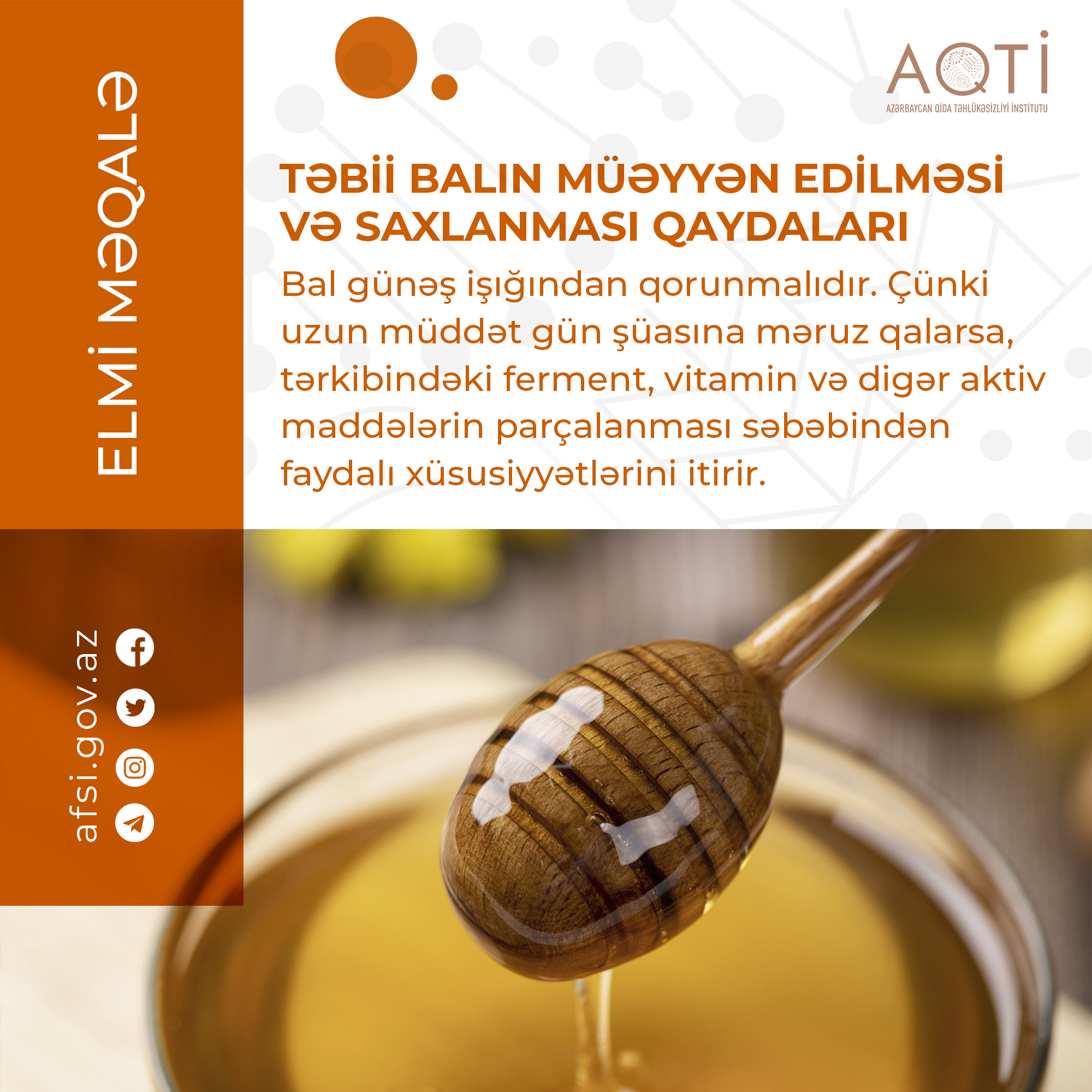 Təbii balın müəyyən edilməsi və saxlanması qaydaları